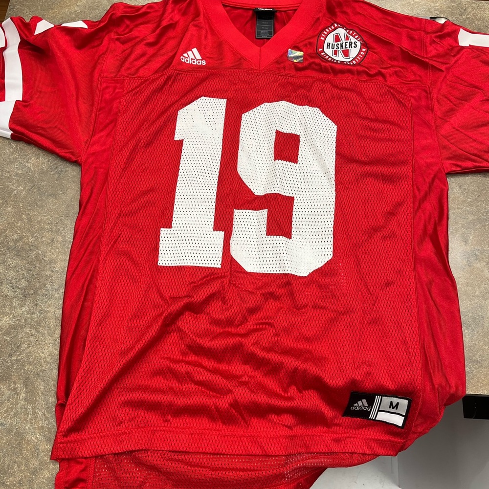 Adidas Red Nebraska Huskers Football Jersey - Never worn - NWOT